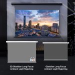VIVIDSTORM ALR Slimline Motorised Drop Down Standard/Long Throw Projector Screen - Image 3