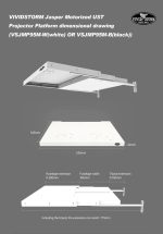 VIVIDSTORM Jasper Motorised UST Projector Platform - Image 9