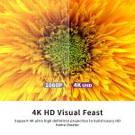 VIVIDSTORM Slimline Cinema White Motorised Drop Down Projector Screen - Image 8