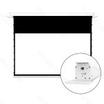 VIVIDSTORM Phantom Recessed In-Ceiling Cinema White Motorised Tension Projector Screen - Image 2