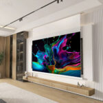Luxe Vision PixelPro Motorised Fresnel ALR Drop-Down Screen for Long-Throw Triple-Laser Projectors - Image 2