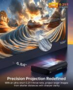 NexiGo Aurora Pro MKII UST Tri-Color Laser Projector - Image 3