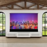 VIVIDSTORM Motorised Laser TV Cabinet New York